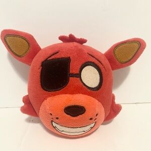 FNAF Five Nights At Freddy's Foxy Plush Funko Red Face 4” Stuffed Animal Toy